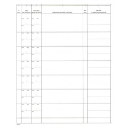 Libro Infortuni 15 pg