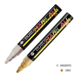 Marker Tratto All p/f oro/argento