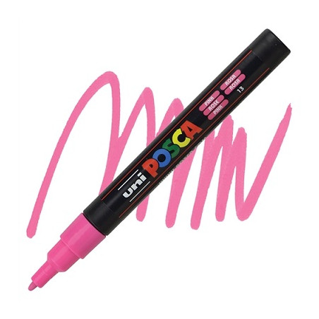 Marker Uni Posca PC3M ROSA