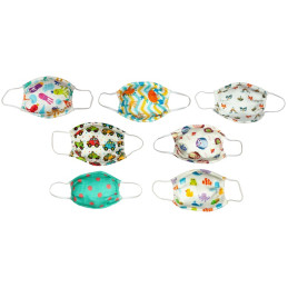 Mascherina bambini riutilizzabile, lavabile fino a 10 volte art.16 comma 2 D-.M.17 Marzo 2020 n.18