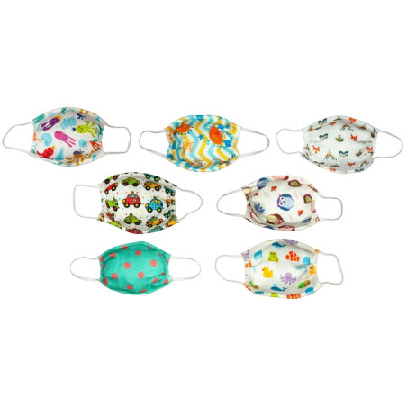 Mascherina bambini riutilizzabile, lavabile fino a 10 volte art.16 comma 2 D-.M.17 Marzo 2020 n.18