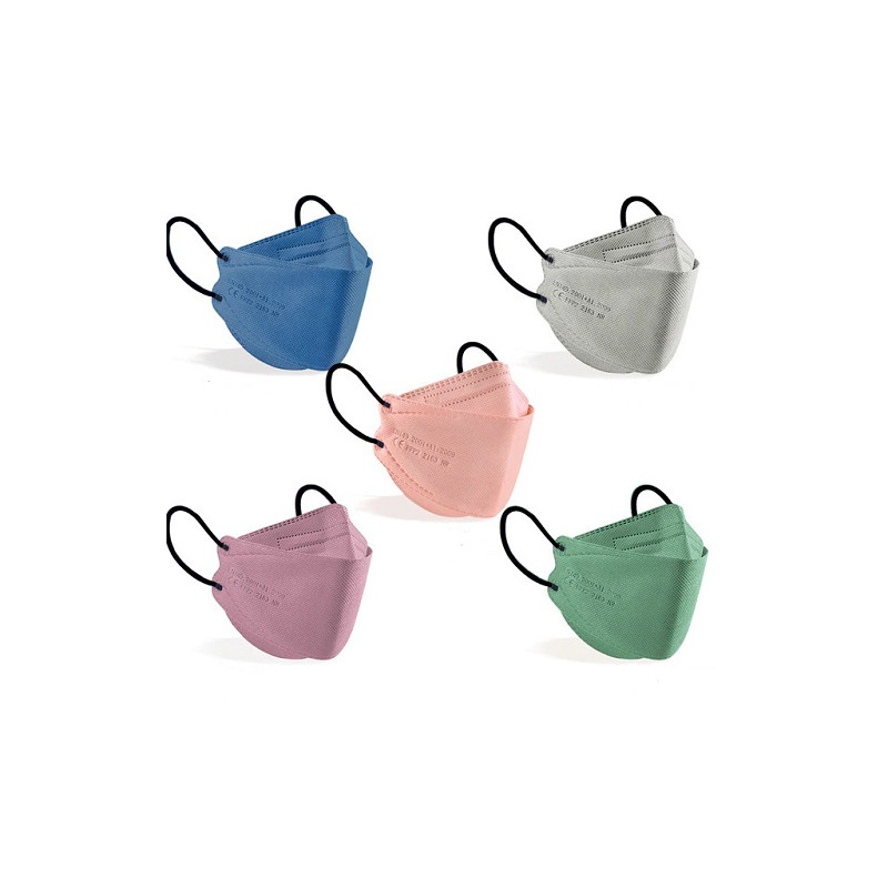 Mascherina FFP2 KN95 - Colorate preformata 10pz