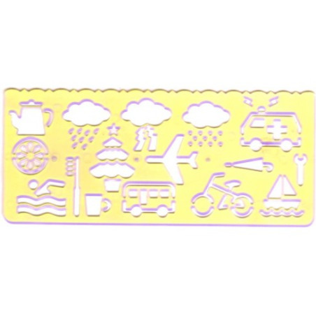 Mascherine colorate varie figure 15x7