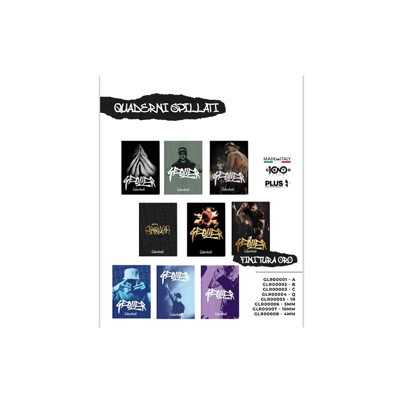 maxi quaderno Geolier Colourbook plus B