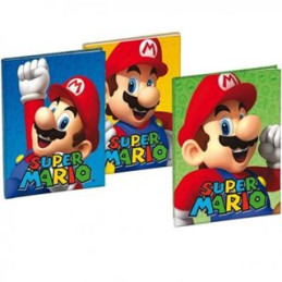 Maxi quaderno Mario Bros 40fg / 80pg - rigo B