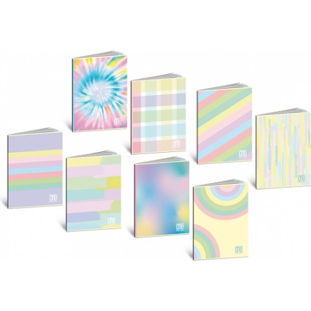 Maxi quaderno One Color 20ff / 40pg  80gr - rigo  1rigo  PASTELPLUS
