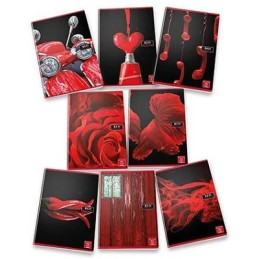 Maxi quaderno Pigna RED 96pg / 48fg - rigo 1rigo