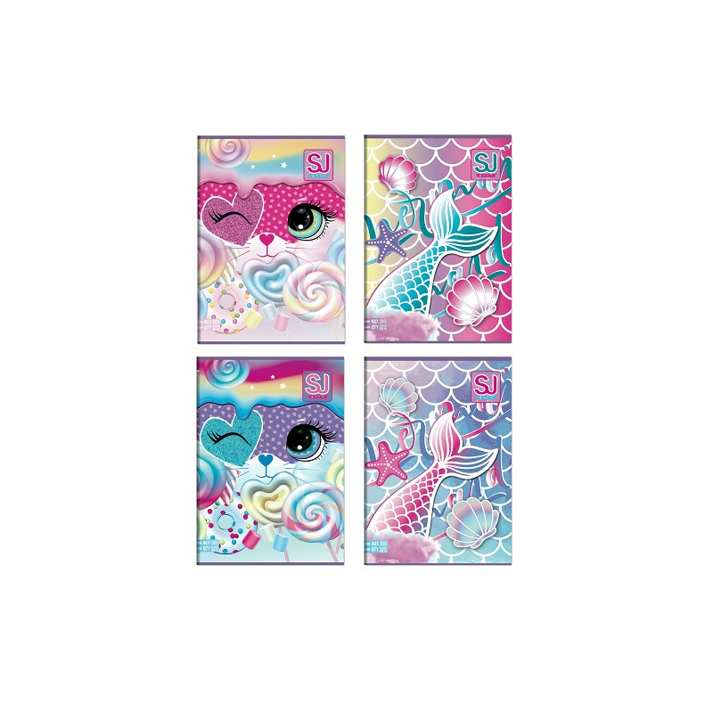 Maxi quaderno Seven SJ GANG ANIMALI GIRL rigatura A (€2,90)