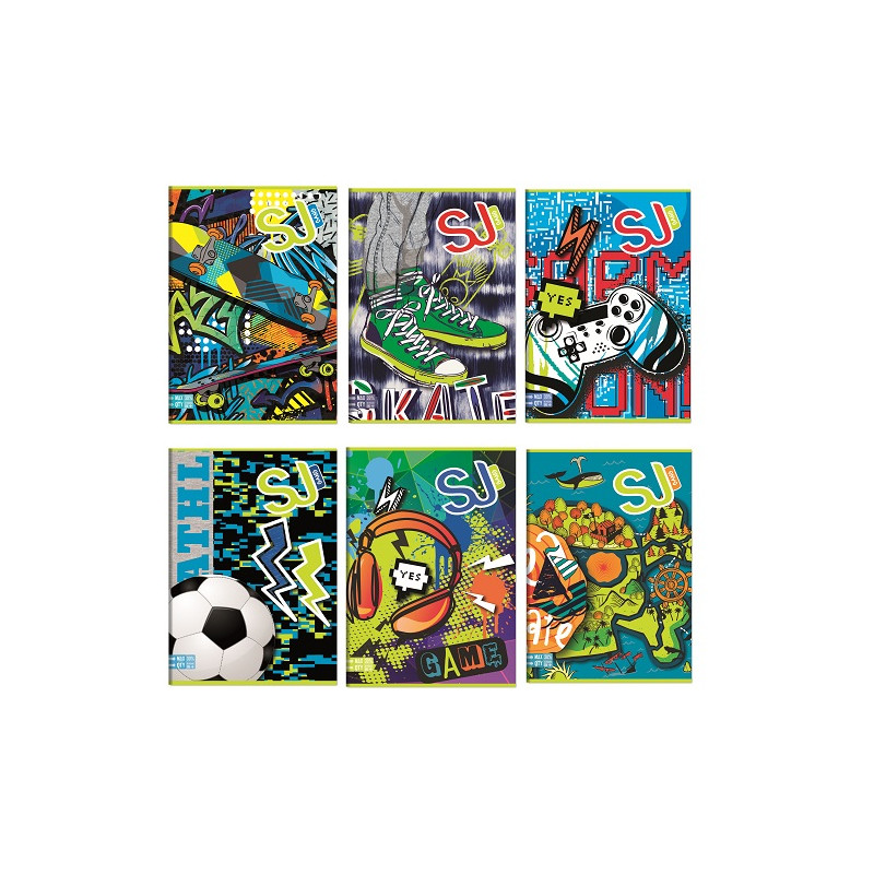 Maxi quaderno Seven SJ GANG Boy rigatura B 3 elementare (€2,50)