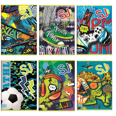 Maxi quaderno Seven SJ GANG Boy rigatura B 3 elementare (€2,50)