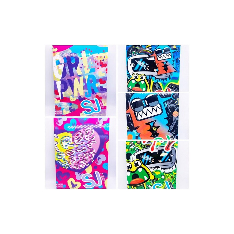 Maxi quaderno Seven sj gang wondrous rigatura Quadretti 10mm 1 e 2 elementare (€2,50)