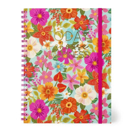 Maxi Quaderno spiralato 3 in 1 trio spiral notebook 3 in 1 maxi flowers Legami