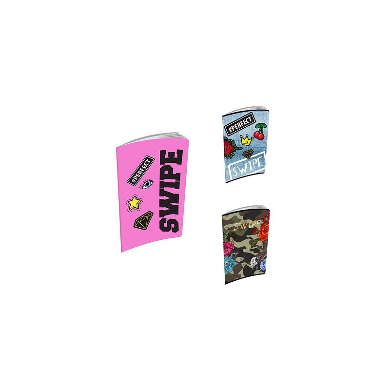 Maxi quaderno SWIPE Fashion girl 120pg / 60fg - rigo Q