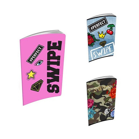 Maxi quaderno SWIPE Fashion girl 120pg / 60fg - rigo Q