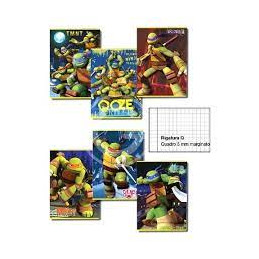 Maxi quaderno Turtles  rig.A