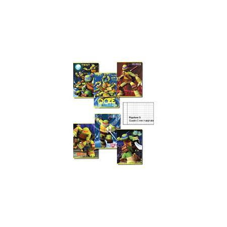 Maxi quaderno Turtles  rig.A