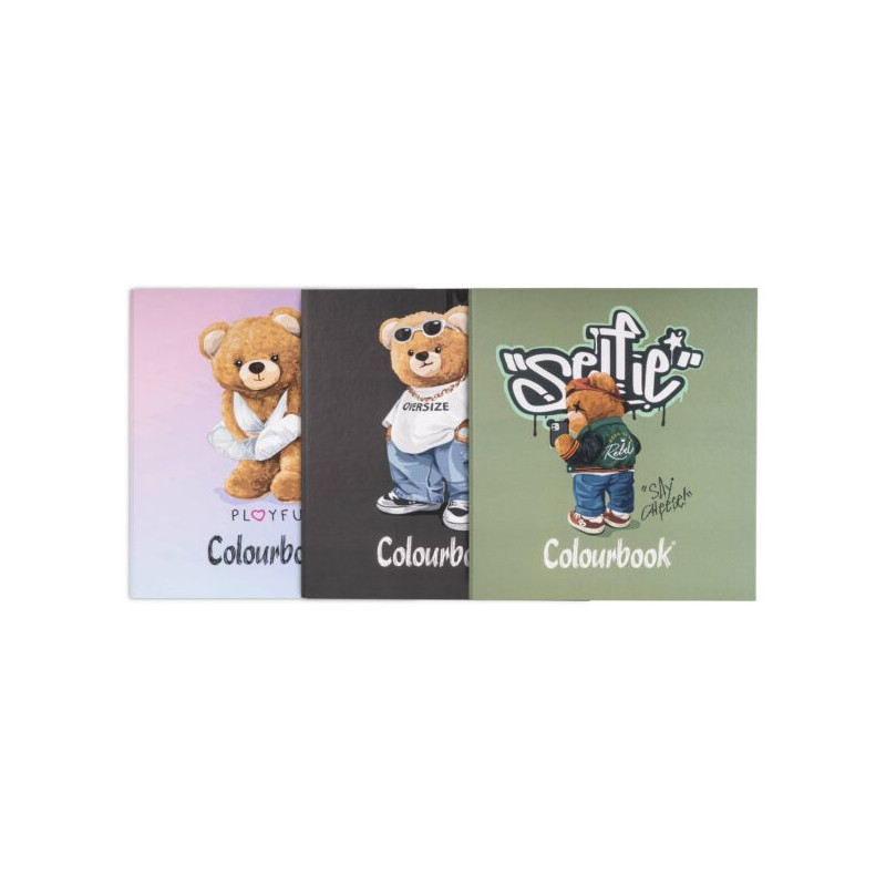 Maxi Spiralato A4 Colourbook Funny and Bears 80fg 70gr 1 rigo copertina PPL (list. €5,20)