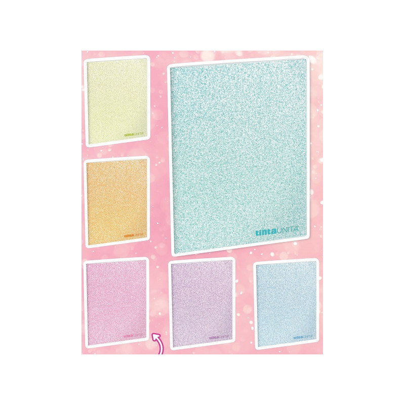 Maxi TINTAUNITA pastel glitter 5mm (quadri medie e successive)