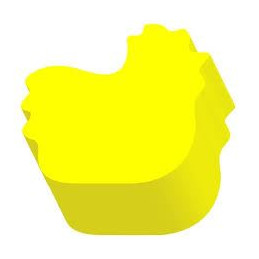 Memo sagoma animali gallo