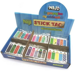 Memo Segnapagina plastificati adesivi fantasia