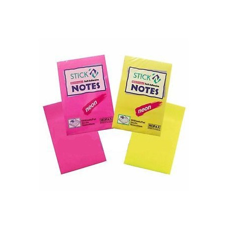 MEMO STICK 76X127 colori neon 12bl da 100 fg
