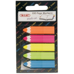 Memo Stick Segnapagina 5 colori matita