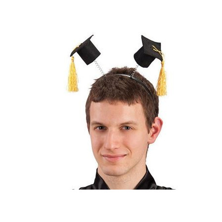 Mini Cappellino laureato c/cerchietto