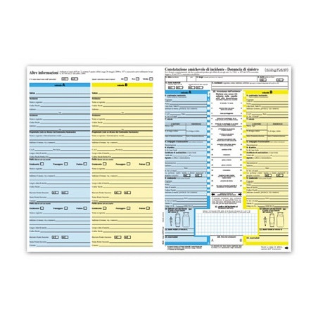 Modulo CAI denuncia di sinistri