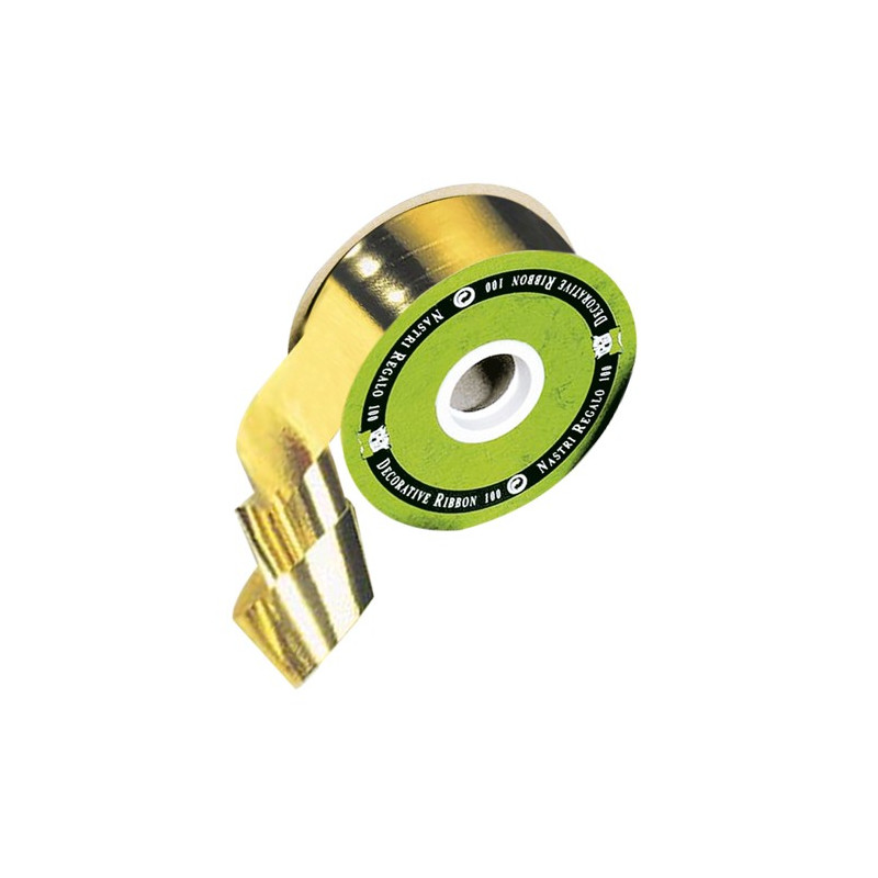 Nastrino 30x100mt oro metallizzato