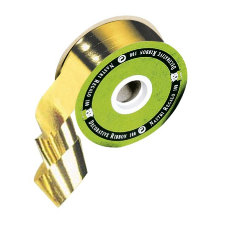 Nastrino 30x100mt oro metallizzato