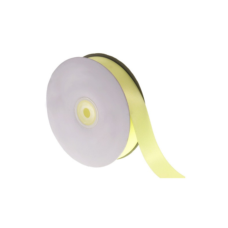 Nastrino in raso 25mmx50mt giallo