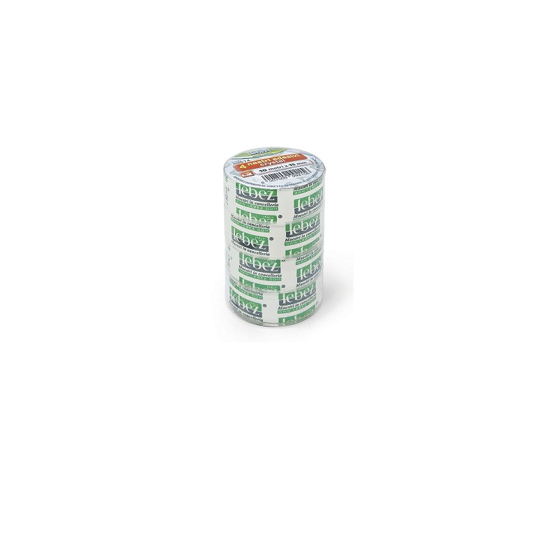 Nastro adesivo 15mmx10mt 4pz