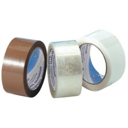 Nastro adesivo 50x66 da imballaggio avana PPL acrilico silenziato