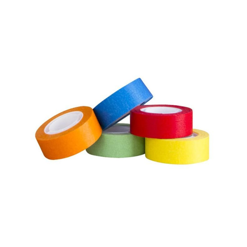 Nastro adesivo crespato colorato 19x10mt