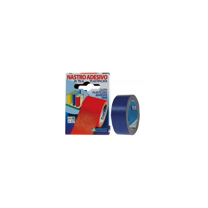 Nastro adesivo telato 19x2,7mt Blu