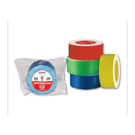 Nastro adesivo telato rosso 38x25