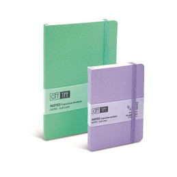 Notes taccuino con elastico 9x14 80fg colori pastello