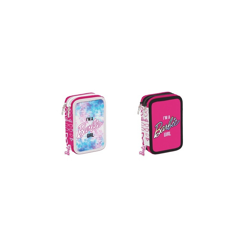OFFERTA Astuccio 3 zip Barbie