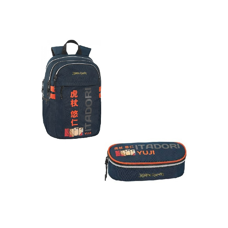 OFFERTA it Zaino + astuccio tombolino Anime Jujutsu