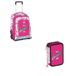 OFFERTA KIT Trolley + astuccio 3 zip Barbie (€ 87,50+34,50)
