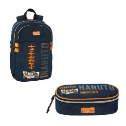 OFFERTA Kit Zaino + astuccio Tombolino Anime Naruto