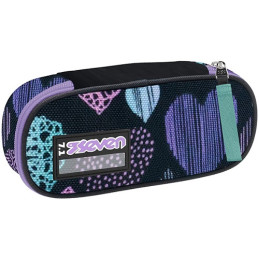 OFFERTA Tombolino astuccio tipo bustina organizzato Seven round plus PATCHYHEART GIRL (19,90)