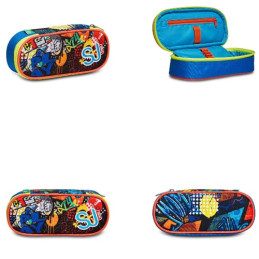 OFFERTA Tombolino astuccio tipo bustina organizzato Seven SJ gang facce da sj boy (19,90)