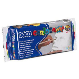 Paste per modellare tipo DAS bianco 500gr. Carioca