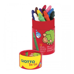 Pastelli a cera Giotto Bebè a 12 -pastelloni