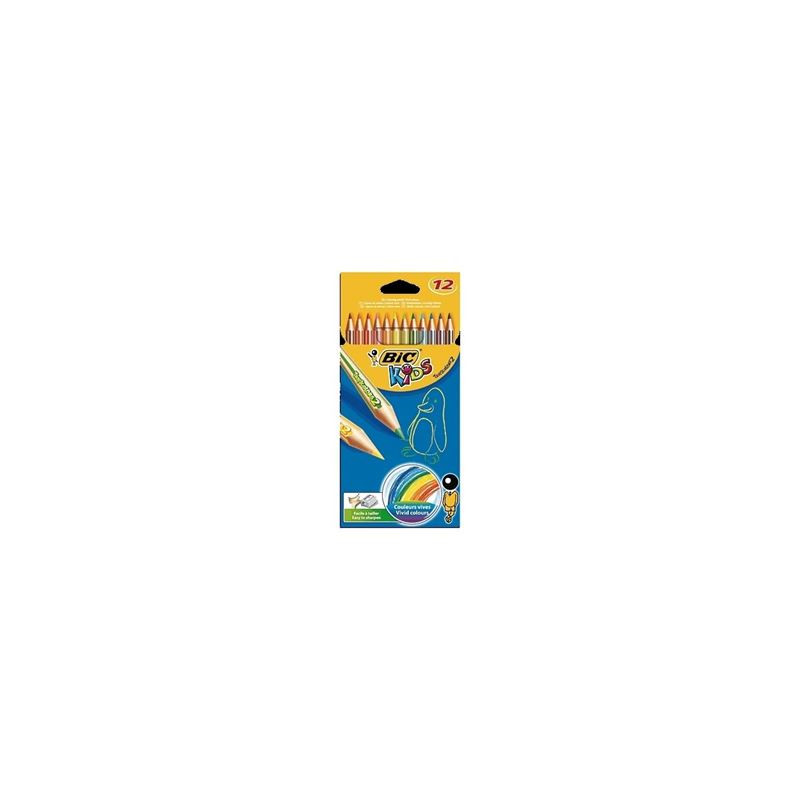 Pastelli Bic Tropicolors 12pz assortiti