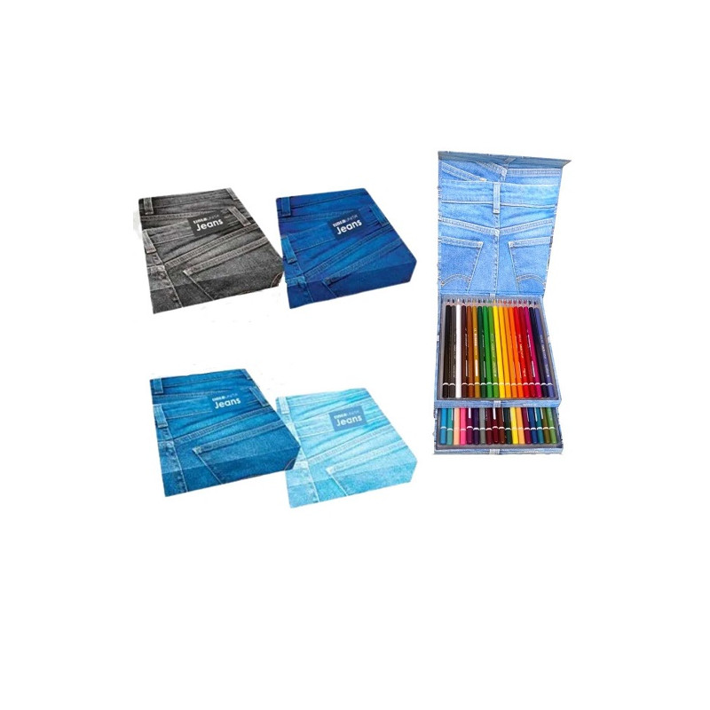 Pastelli TU JEANS TINTAUNITA  in scatola  due cassetti