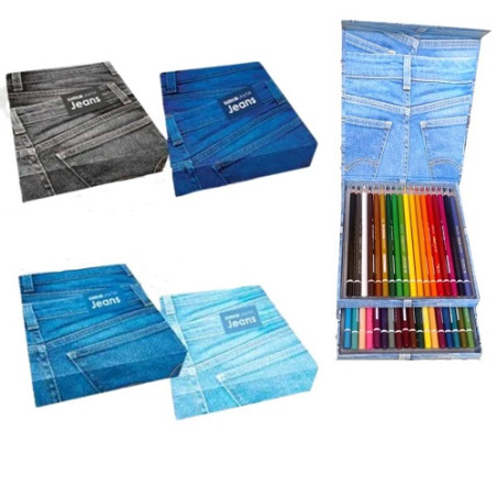 Pastelli TU JEANS TINTAUNITA  in scatola  due cassetti