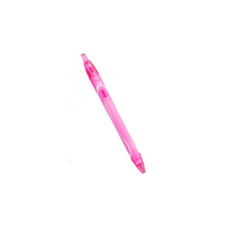 Penna a scatto Bic Gel Gelocity quick dry rosa