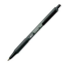 Penna Bic Cristall Soft feel clic grip nero